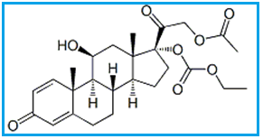 Prednisolone 21-Acetate 17-Ethoxycarbonyl Impurity